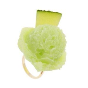 QPot Melon Sorbet Statement Ring made in Japan